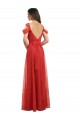 Cold Shoulder Sweetheart Low Back Tulle A-Line Formal Dress / Bridesmaid Dress Newcastle