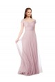 Sleeveless Off the Shoulder Tulle A-Line Bridesmaid Dress / Evening Dress Newcastle