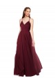 Sleeveless Spaghetti Straps Keyhole Back Tulle A-Line Bridesmaid Dress Newcastle