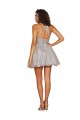 Sleeveless Halter Neck Criss Cross Open Back Tulle A-Line Bridesmaid Dress Newcastle