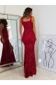 Sleeveless Square Neck Velvet Sequin Sheath Prom Dress Newcastle