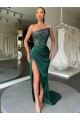 Sleeveless Strapless Velvet Sequin Sheath Prom Dress Newcastle