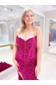 Sleeveless Sweetheart Velvet Sequin Sheath Evening Dress Newcastle