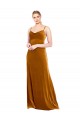 Sleeveless Spaghetti Straps Stretch Velvet A-Line Prom Dress / Bridesmaid Dress Newcastle