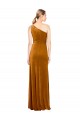 Sleeveless One Shoulder Stretch Velvet A-Line Formal Evening Gown / Prom Dress / Bridesmaid Dress Newcastle