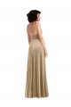 Sleeveless Square Neck Low Back Stretch Velvet A-Line Formal Evening Gown / Prom Dress / Bridesmaid Dress Newcastle