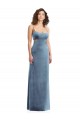 Sleeveless Square Neck Low Back Stretch Velvet Sheath Formal Evening Gown / Prom Dress / Bridesmaid Dress Newcastle