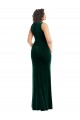 Sleeveless Square Neck Stretch Velvet Trumpet Semi Formal Evening Dress / Prom Dress / Bridesmaid Dress Newcastle