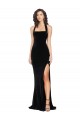 Sleeveless Halter Neck Low Back Stretch Velvet Sheath Semi Formal Evening Dress / Prom Dress / Bridesmaid Dress Newcastle